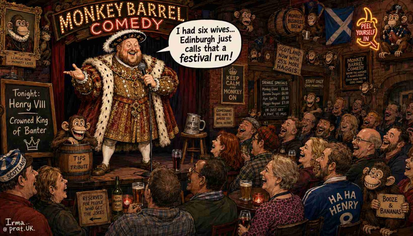 Henry The Eighth Reviews His Modern Descendants, Finds Them Disappointingly Well Behaved